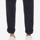 Calça de sarja frontal plana Nautica masculina, tamanho 60x30, azul, âncora grande e alta