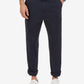 Calça de sarja frontal plana Nautica masculina, tamanho 60x30, azul, âncora grande e alta