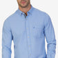 Camisa Oxford Grande e Alta Masculina Nautica Azul Tamanho XXXX-G