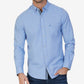 Camisa Oxford Grande e Alta Masculina Nautica Azul Tamanho XXXX-G