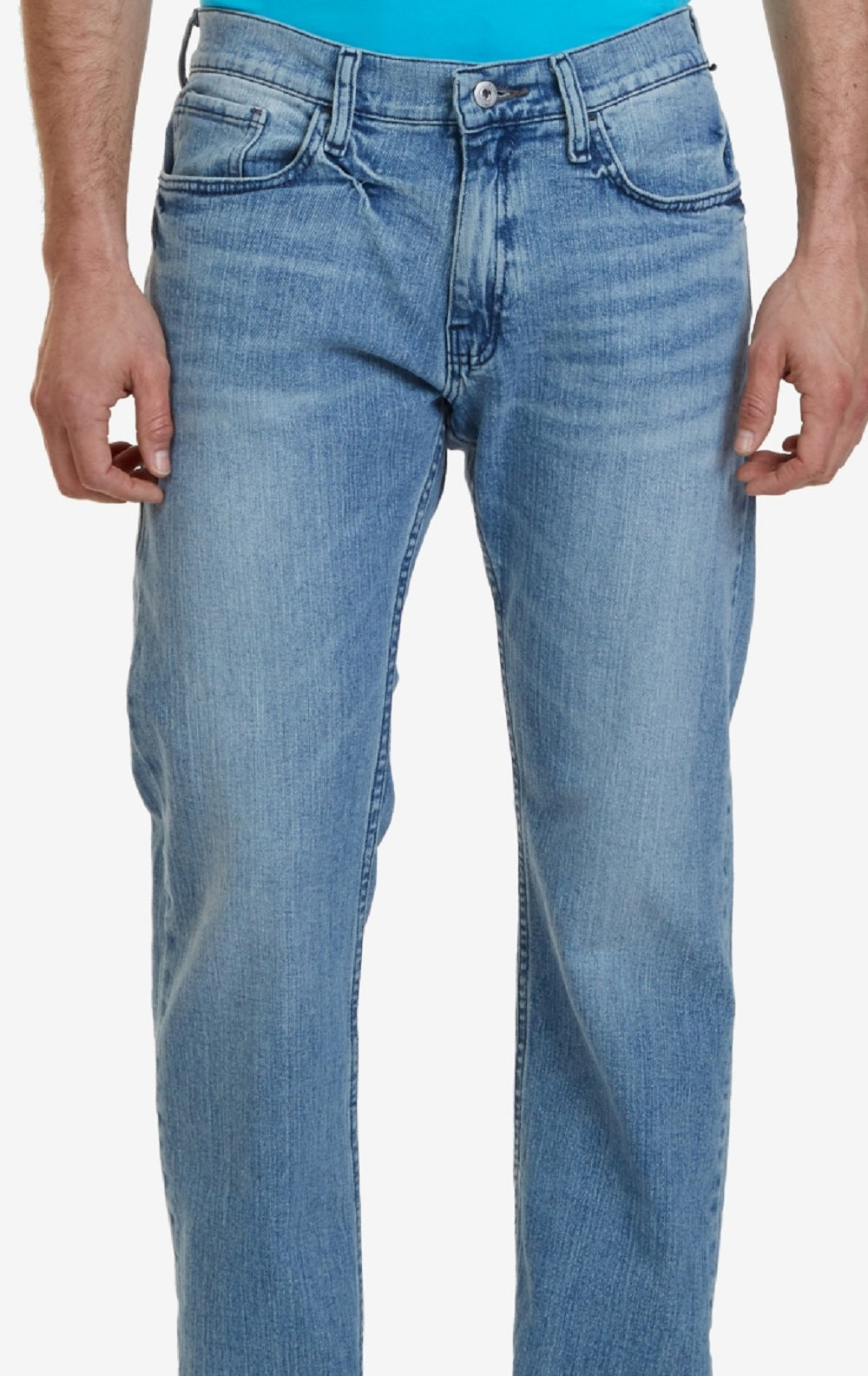 Calça jeans masculina Nautica Big &amp; Tall Relaxed Fit, azul, tamanho 44x32