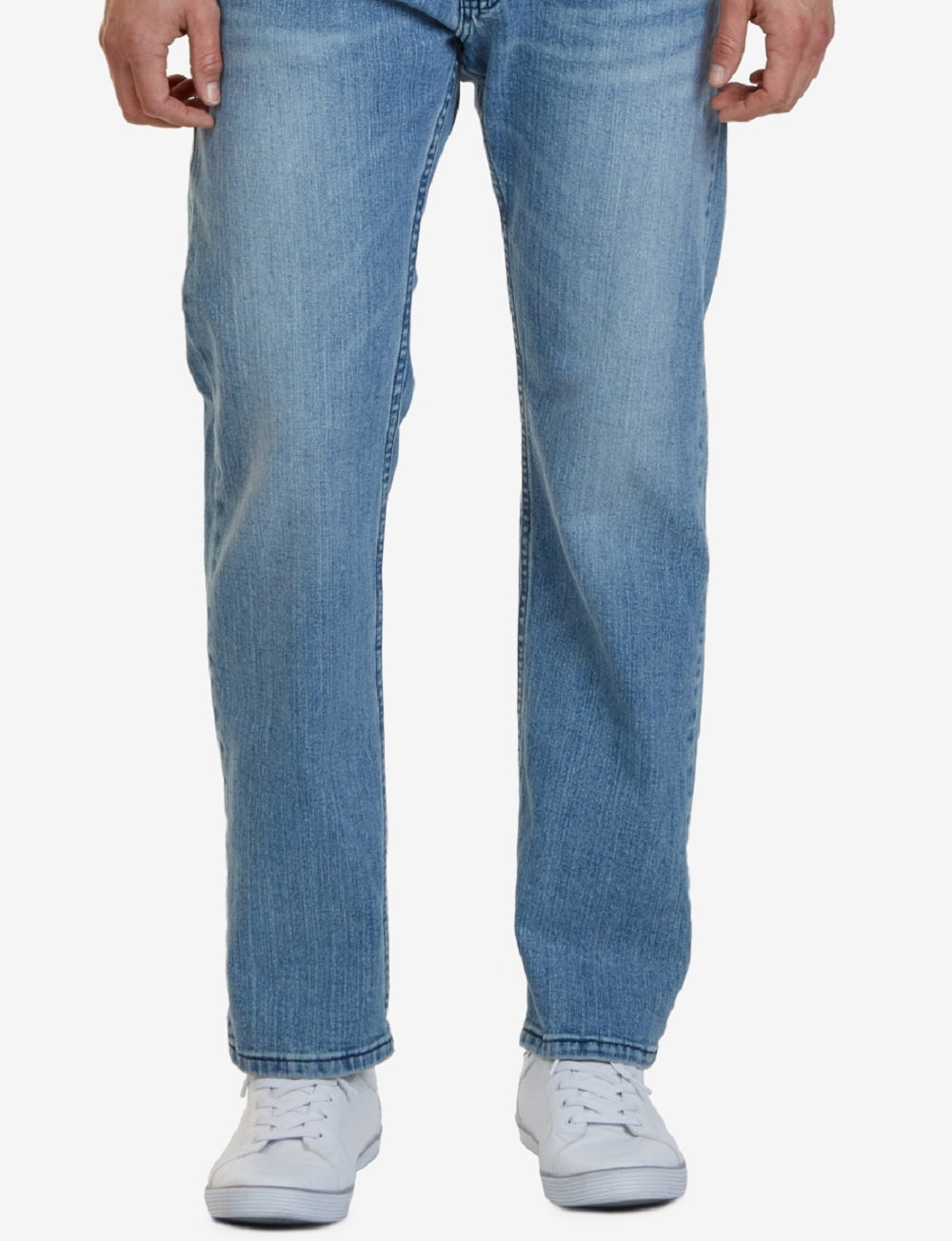 Calça jeans masculina Nautica Big &amp; Tall Relaxed Fit, azul, tamanho 44x32