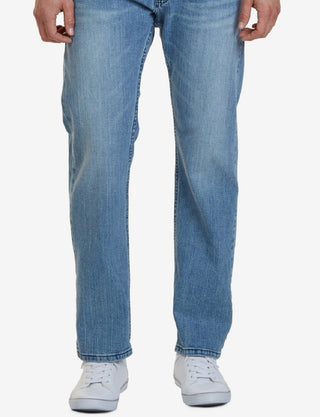 Calça jeans masculina Nautica Big &amp; Tall Relaxed Fit, azul, tamanho 44x32