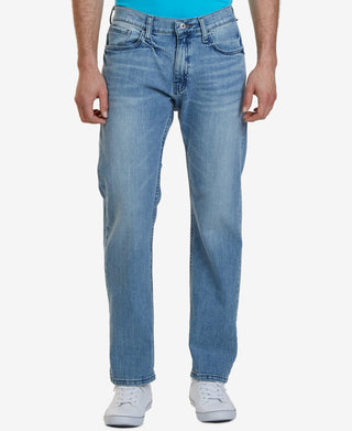 Calça jeans masculina Nautica Big &amp; Tall Relaxed Fit, azul, tamanho 44x32