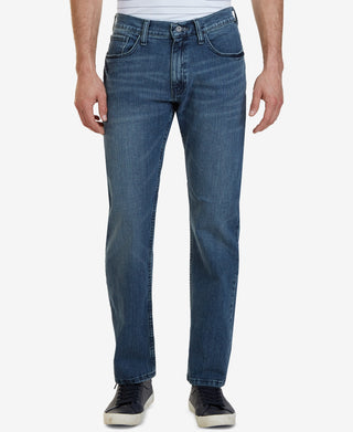 Calça jeans masculina Nautica Big &amp; Tall Relaxed-Fit azul tamanho 44x34