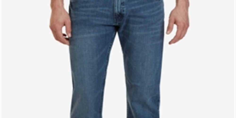 Calça jeans masculina Nautica Big &amp; Tall Relaxed Fit Azul Tamanho 46X34