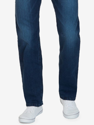 Calça jeans masculina Nautica Big &amp; Tall Relaxed Fit, azul, tamanho 48x34