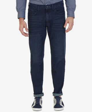Calça jeans masculina Nautica Big &amp; Tall Relaxed-Fit azul tamanho 50 x 30