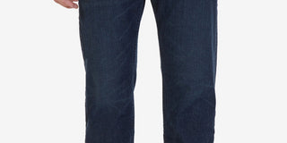 Calça jeans masculina Nautica Big &amp; Tall Relaxed-Fit azul tamanho 50 x 30