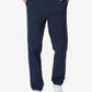 Calça de convés chino Nautica masculina, ajuste clássico, elástica, lisa, frente plana, azul, tamanho 30x30