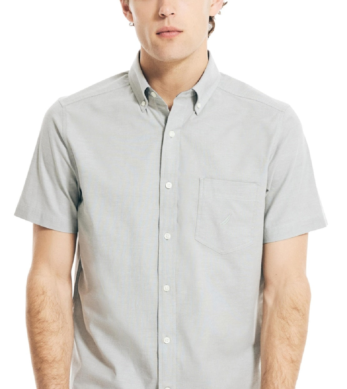 Camisa Oxford Stretch Masculina Nautica Verde Tamanho P