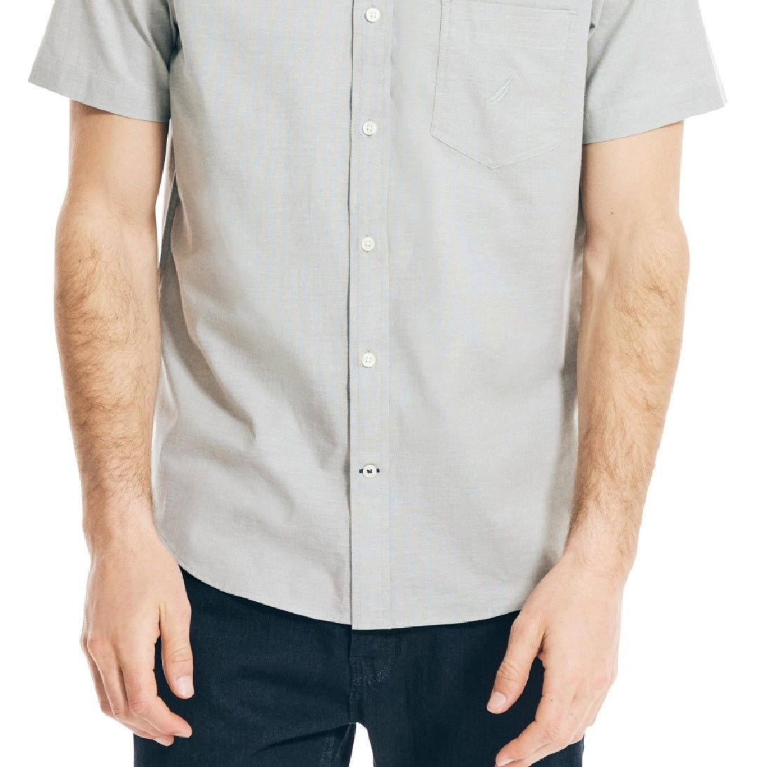 Camisa Oxford Stretch Masculina Nautica Verde Tamanho P