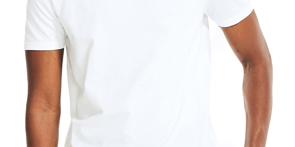 Camiseta gráfica masculina Nautica Ocean Club, branca, tamanho M