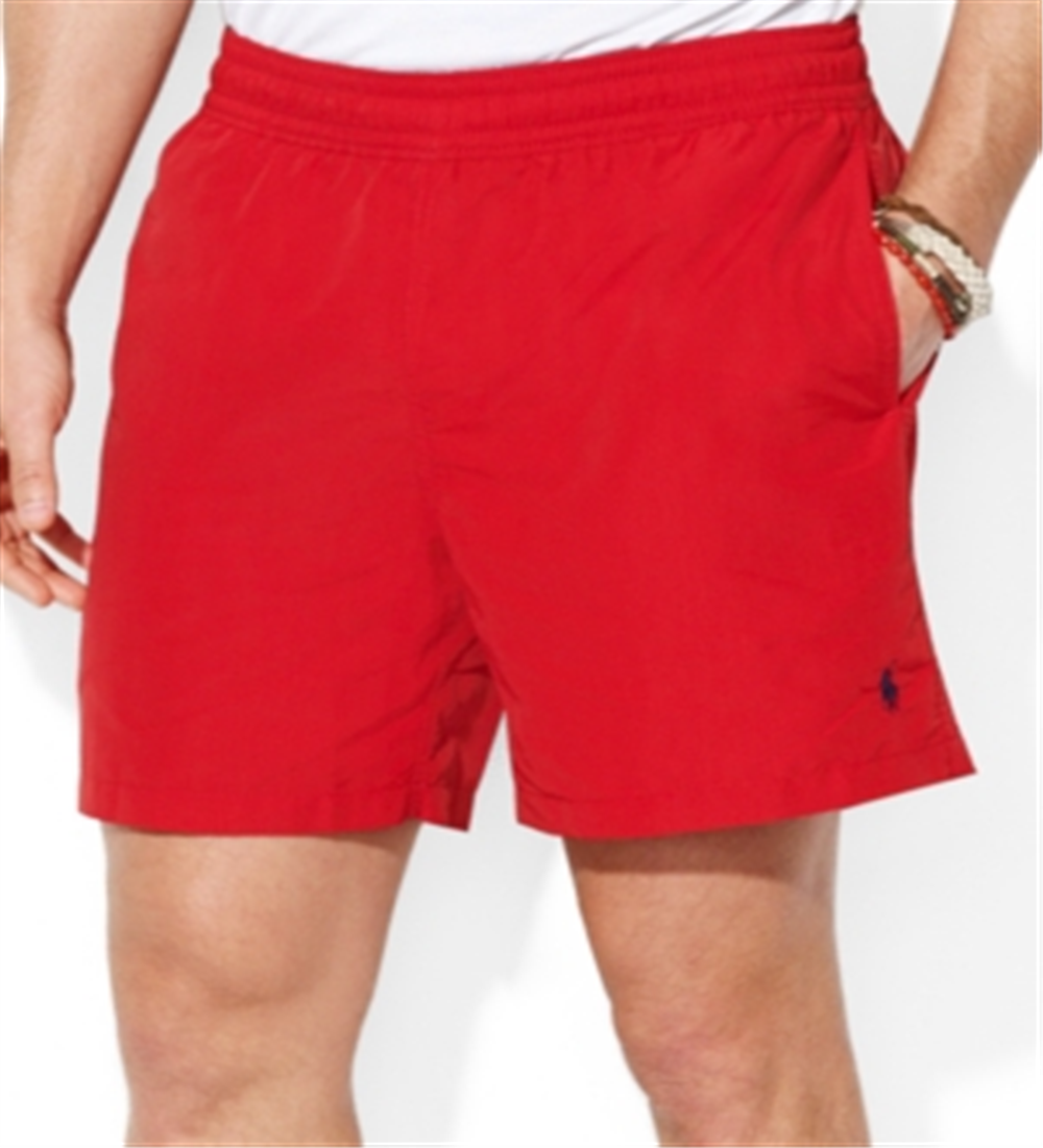 Polo Ralph Lauren Boxer de natação havaiano masculino vermelho tamanho pequeno