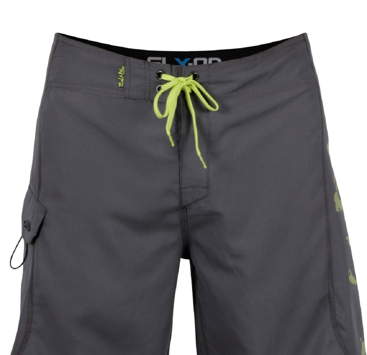 Shorts Salt Life Stealth Bomberz Aqua Masculino Preto Tamanho 30