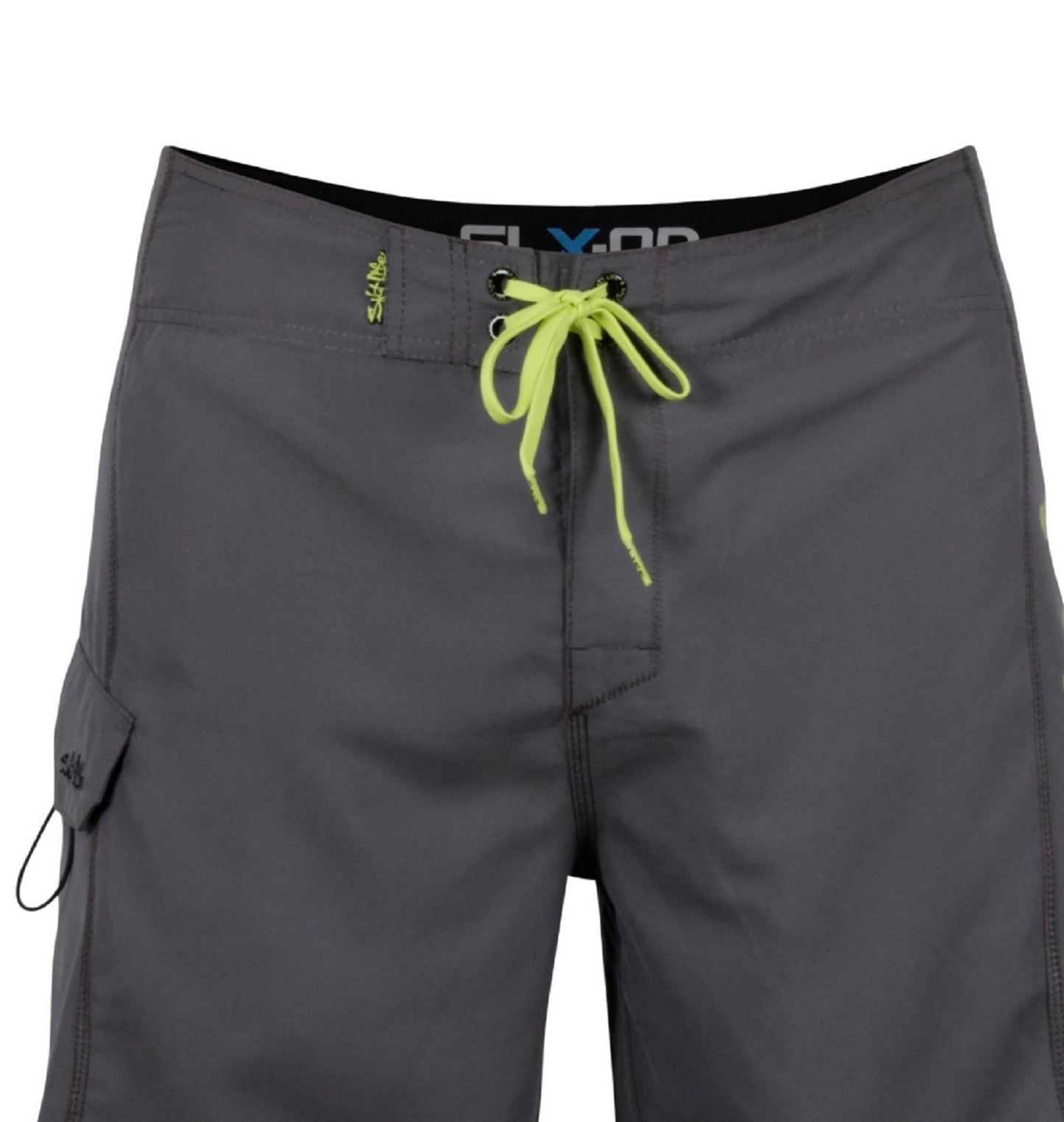 Shorts Salt Life Stealth Bomberz Aqua Masculino Cinza Tamanho 32