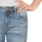 Calça jeans skinny cropped desgastada feminina Vigoss, azul, tamanho 28