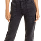 Calça jeans jogger Jackie feminina Aqua, preta, tamanho 29