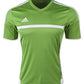 Camisa de futebol juvenil Adidas masculina Match, verde, tamanho médio