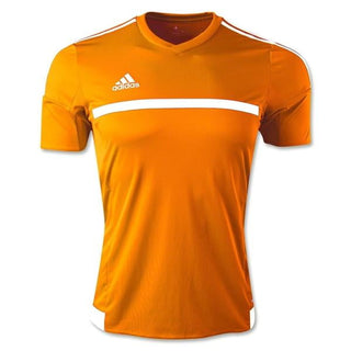 Camisa de jogo masculina adidas laranja tamanho grande