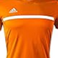 Camisa de jogo masculina adidas laranja tamanho grande