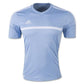 Camisa de jogo masculina adidas azul tamanho médio