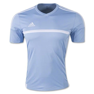 Camisa de jogo masculina adidas azul tamanho médio