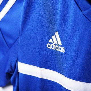Camisa de futebol juvenil masculina adidas Match azul tamanho extragrande