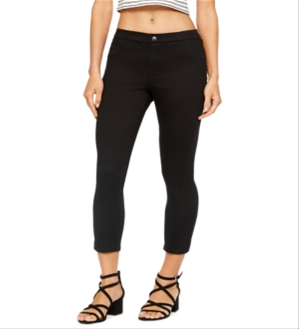 Calça Capri HUE Classic Smooth Denim Feminina Preta Tamanho P
