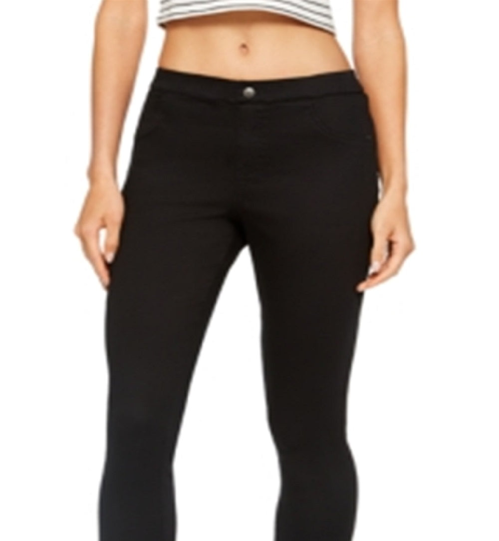 Calça Capri HUE Classic Smooth Denim Feminina Preta Tamanho P