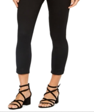 HUE Women's Classic Smooth Denim Capris Black Size Small
