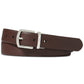 Cinto reversível de couro Pebble masculino Ralph Lauren, marrom, tamanho 36