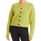 Cardigan de malha fofa Proenza Schouler feminino, verde, tamanho pequeno