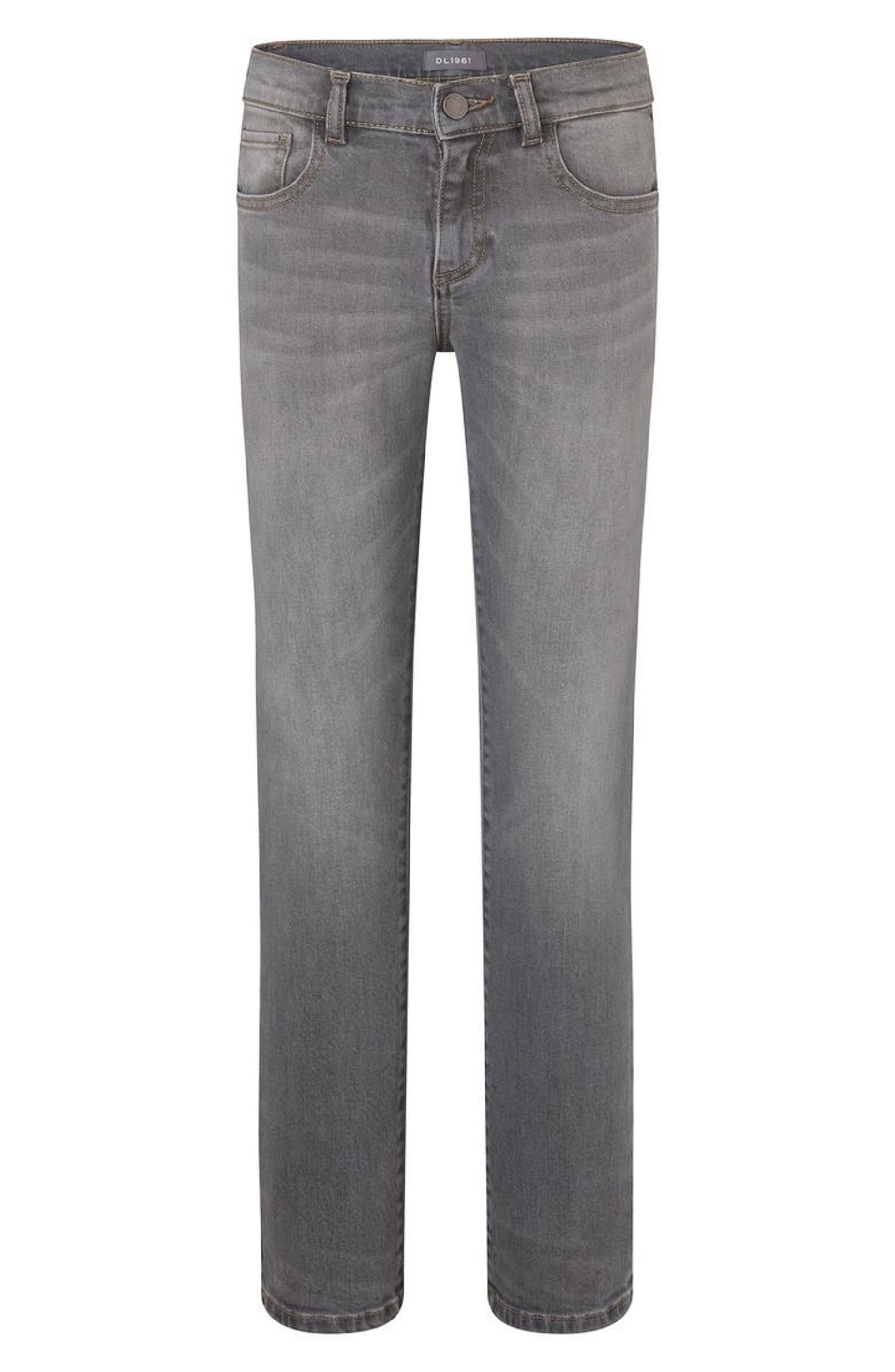 Calça Jeans Slim Feminina Dl Cinza Tamanho 10