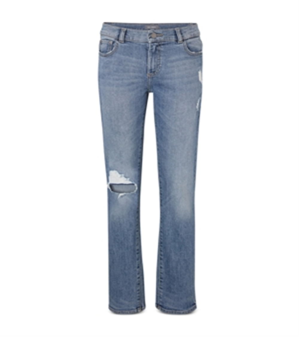 Calça jeans desgastada Hawke para meninos Dl Big Kid, azul, tamanho 8