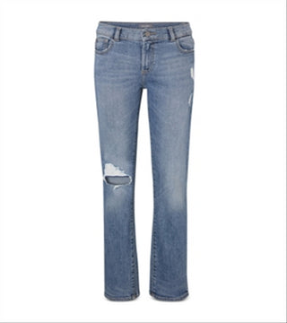 Calça jeans desgastada Hawke para meninos Dl Big Kid, azul, tamanho 8