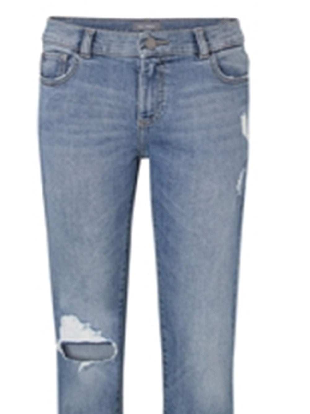 Calça jeans desgastada Hawke para meninos Dl Big Kid, azul, tamanho 8