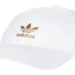 Boné ajustável Adidas Logo Relaxed Fit Masculino Branco Tamanho Regular