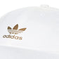 Boné ajustável Adidas Logo Relaxed Fit Masculino Branco Tamanho Regular