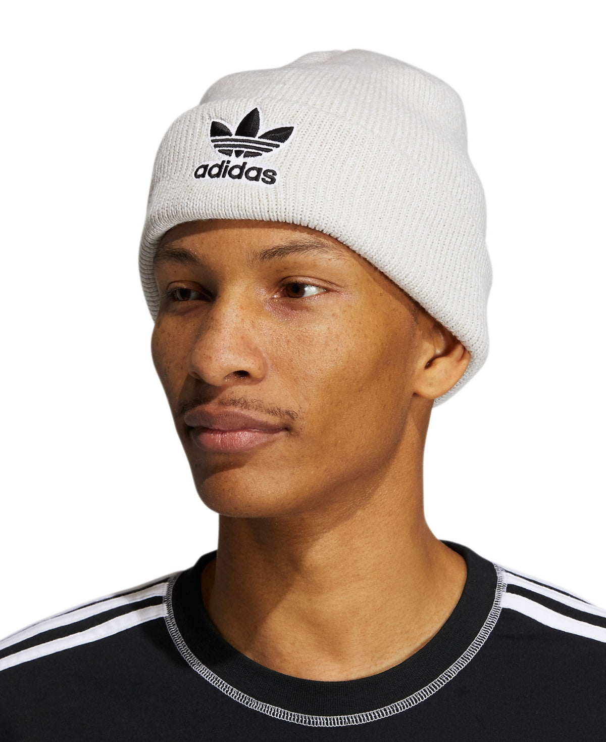 Gorro Trefoil Masculino Adidas Branco Tamanho Regular