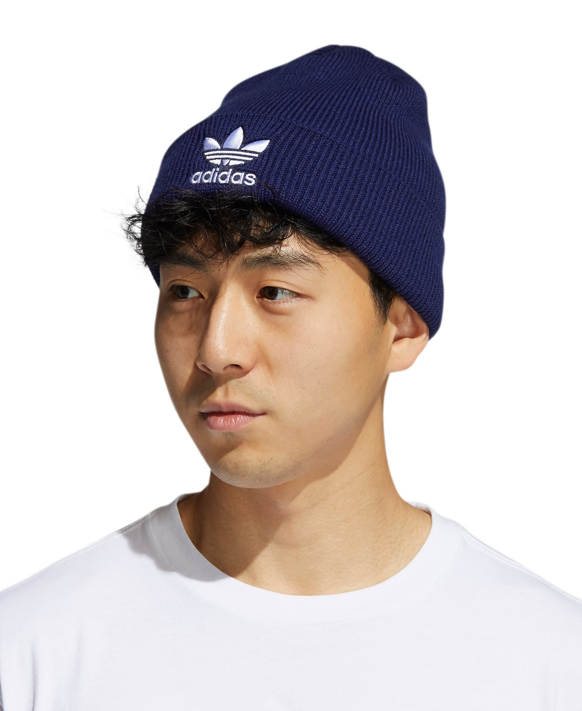 Gorro Trefoil Masculino Adidas Azul Tamanho Regular