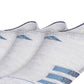 Pacote com 3 meias invisíveis Adidas Superlite Stripe 3 masculinas, cinza, tamanho 6-12
