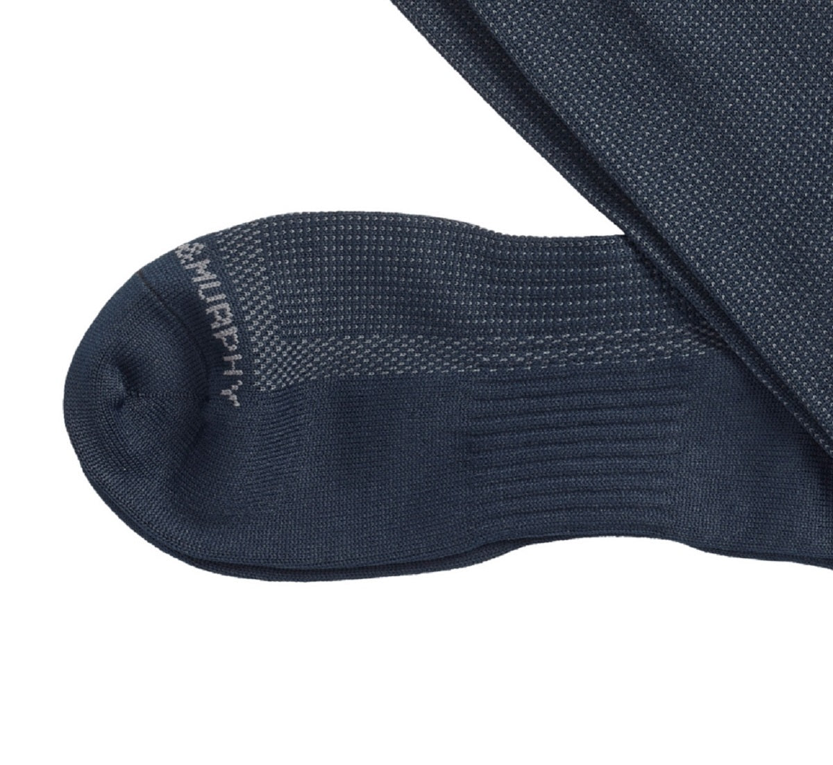 Meias Johnston &amp; Murphy Masculinas Atualizadas Pin Dot Azul Tamanho 7-13