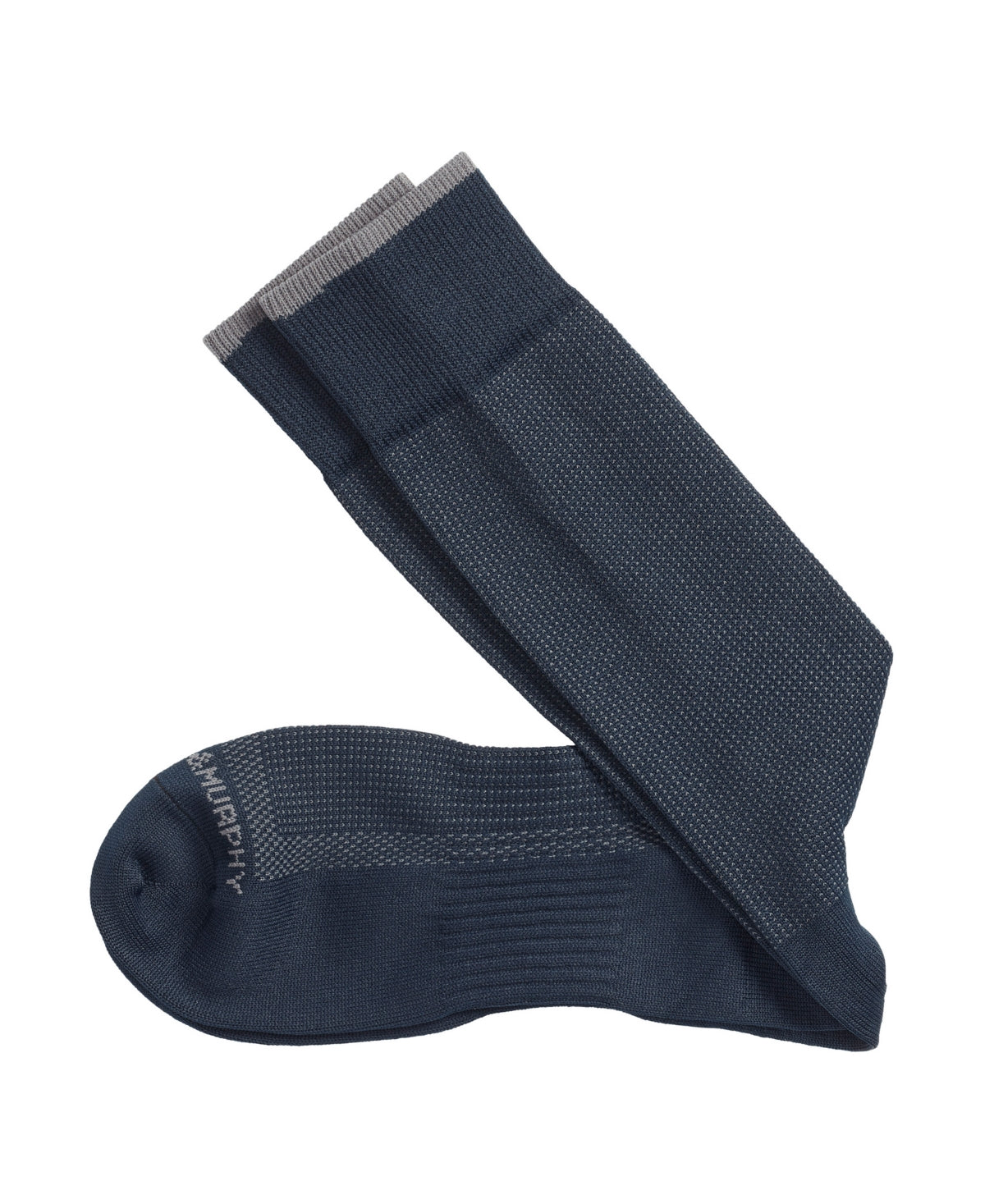Meias Johnston &amp; Murphy Masculinas Atualizadas Pin Dot Azul Tamanho 7-13