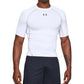 Camisa de compressão Under Armour Heatgear masculina, branca, tamanho pequeno