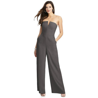 Macacão Caviar sem alças feminino Dessy Collection, tamanho 10