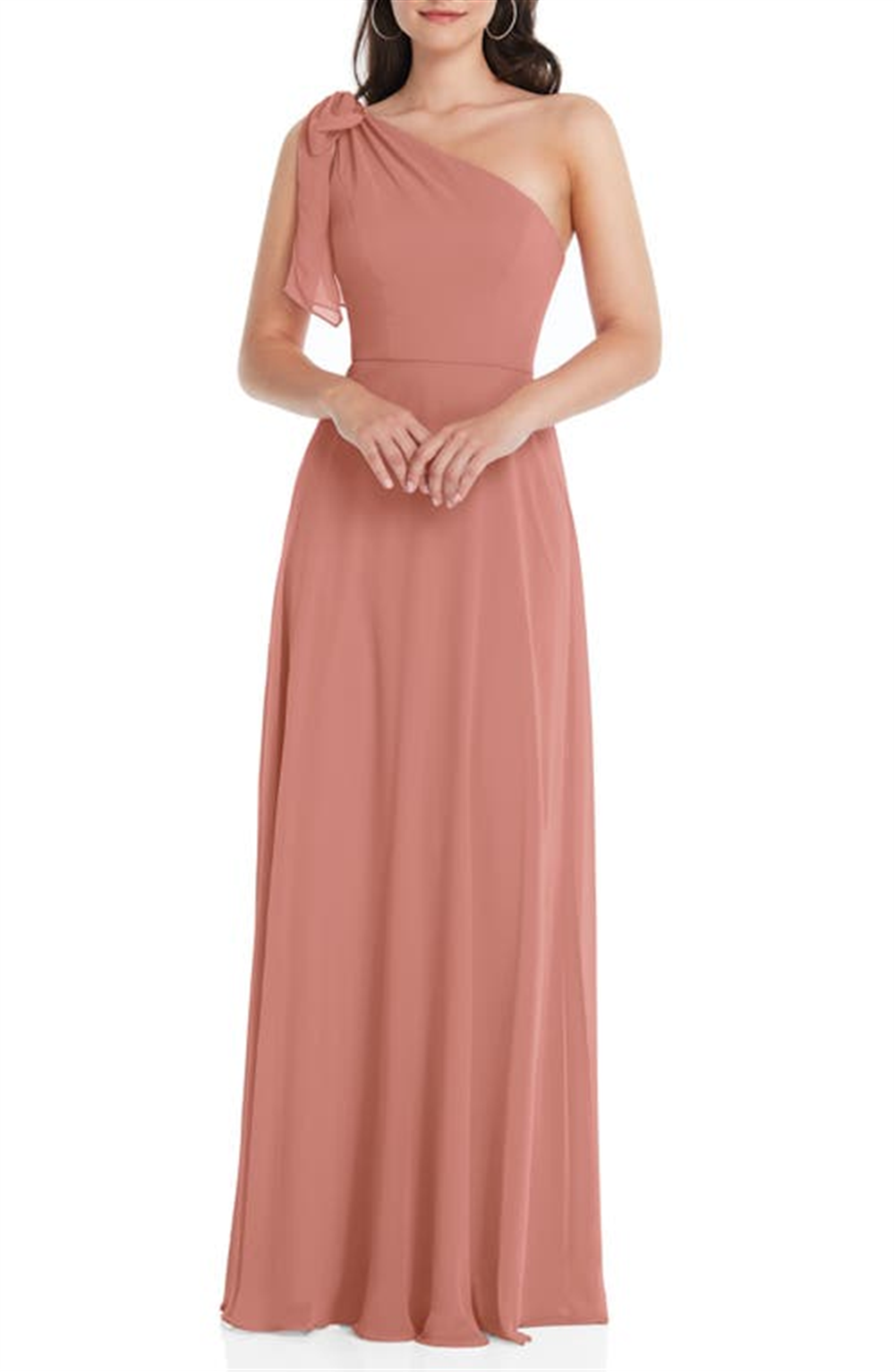 Vestido de noite feminino After Six Desert Rose tamanho 14