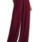Macacão feminino Dessy Collection Arielle com decote em V Lux Chiffon Vermelho Tamanho 8