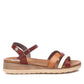 Xti - Women's Low Wedge Strappy Sandals