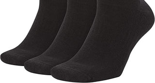 Meias Nike Unissex Infantil 3PK Everyday Cushion Low Pretas Tamanho Grande